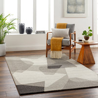 Surya Granada Gnd-2346 Beige, Light Gray, Gray, Black Area Rug