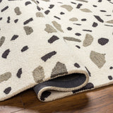 Surya Granada Gnd-2347 Beige, Black Rug.