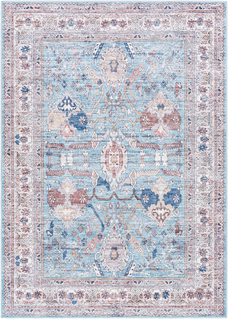 Surya Georgina Gor-2302 Slate, Light Grey, Light Silver, Metallic - Silver, Pale Slate, Pewter Rug.