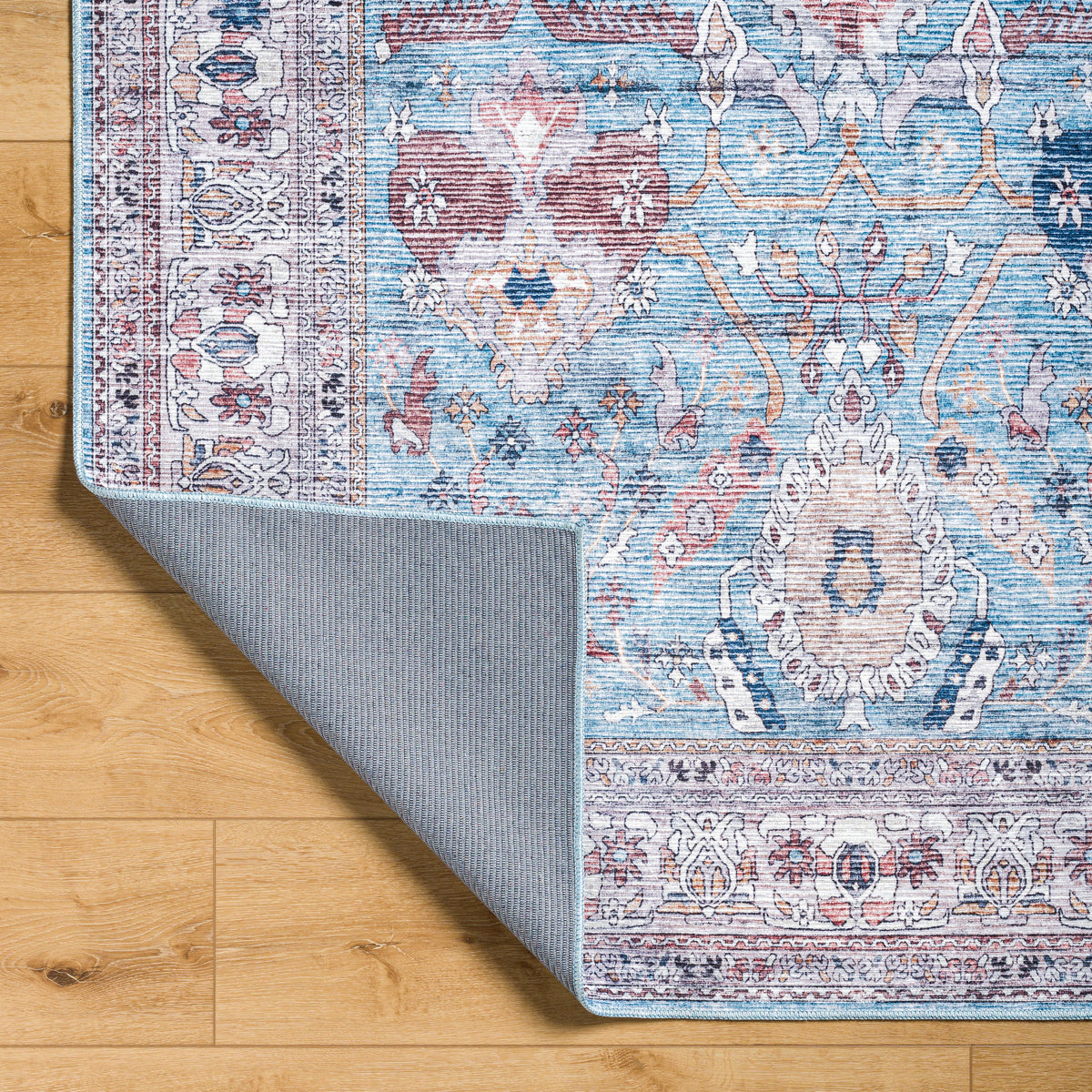Surya Georgina Gor-2302 Slate, Light Grey, Light Silver, Metallic - Silver, Pale Slate, Pewter Rug.