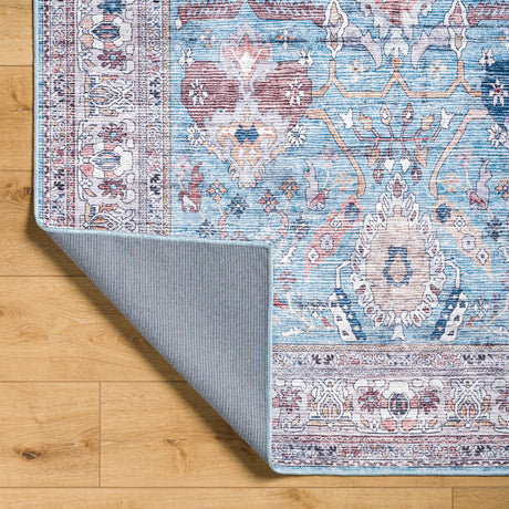 Surya Georgina Gor-2302 Slate, Light Grey, Light Silver, Metallic - Silver, Pale Slate, Pewter Rug.