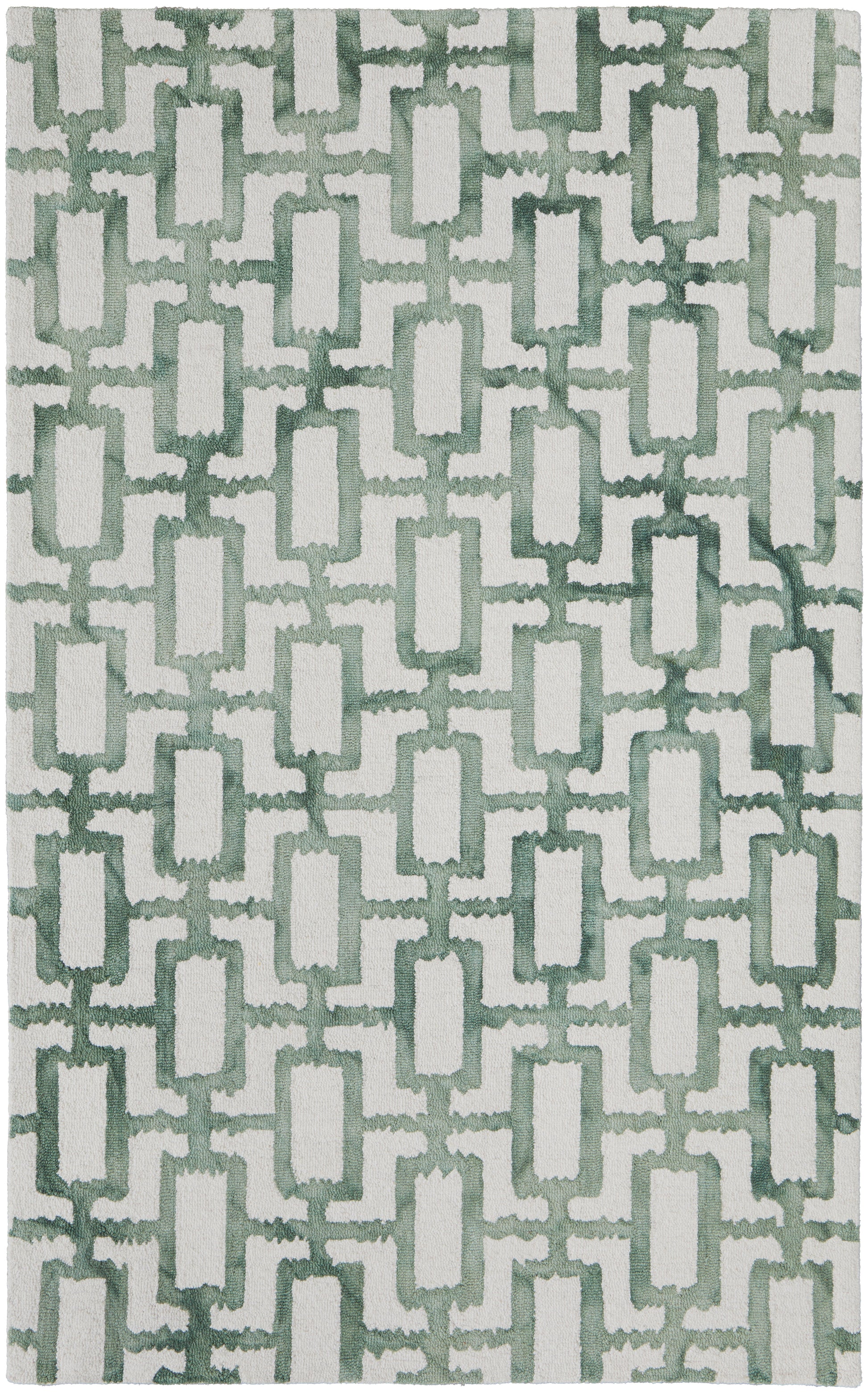 Feizy Lorrain 6108919F Ivory/Green Area Rug