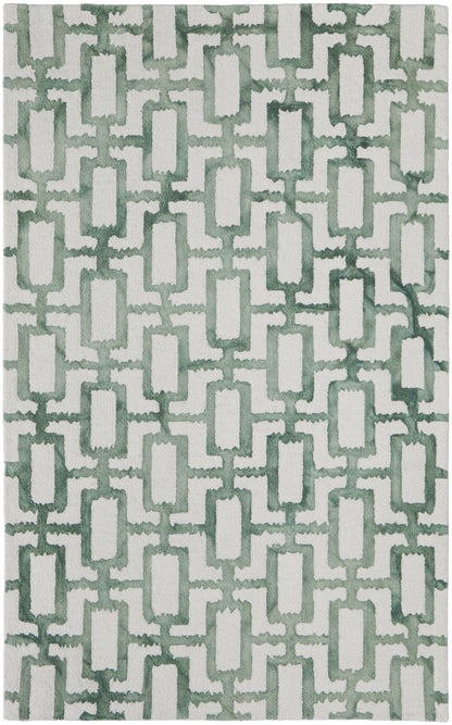 Feizy Lorrain 6108919F Ivory/Green Area Rug