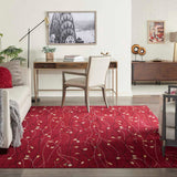 Nourison Grafix GRF15 Red Contemporary Area Rugs