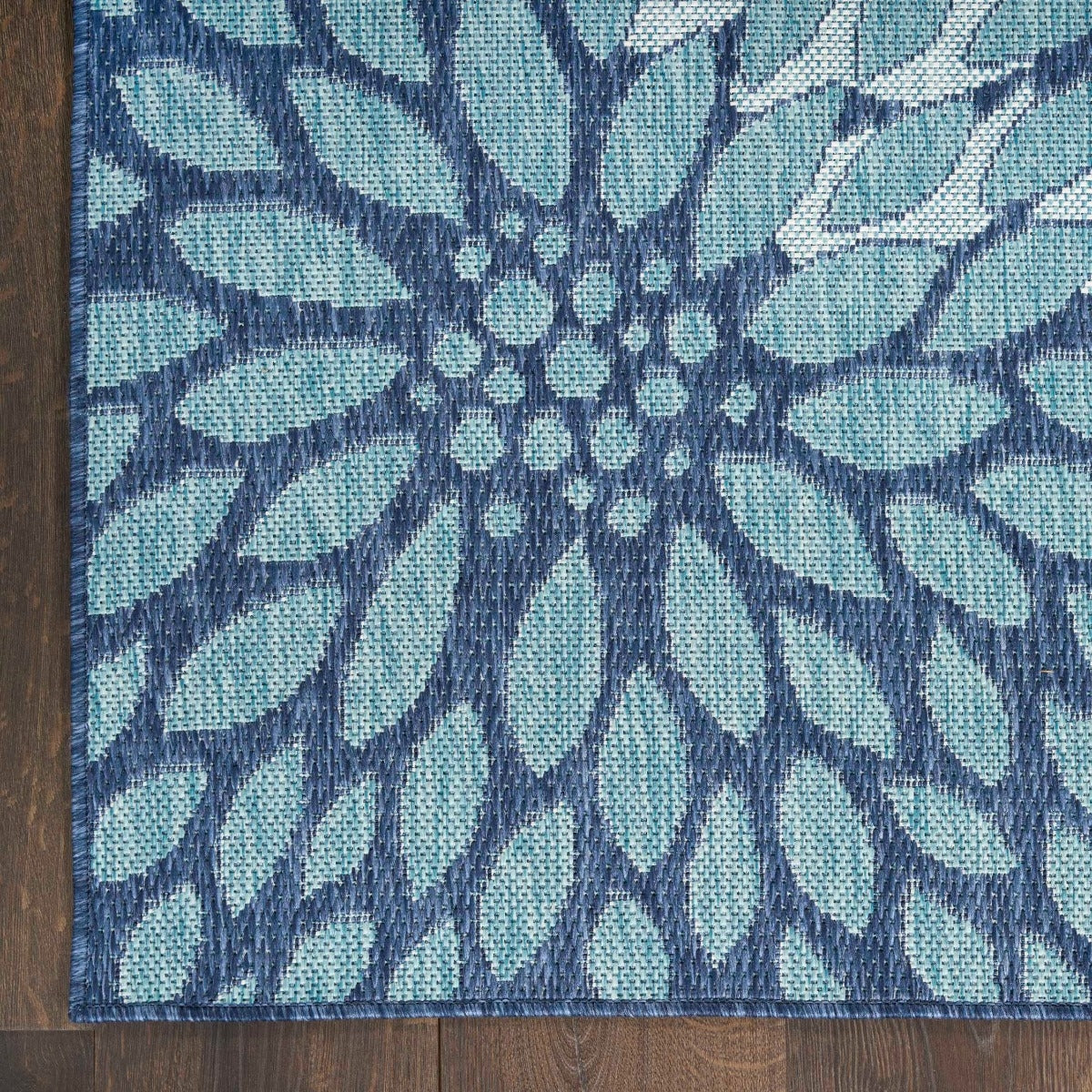 Nourison Garden Oasis GOA06 Navy Contemporary Area Rugs