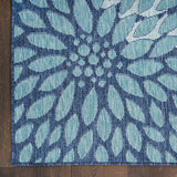 Nourison Garden Oasis GOA06 Navy Contemporary Area Rugs