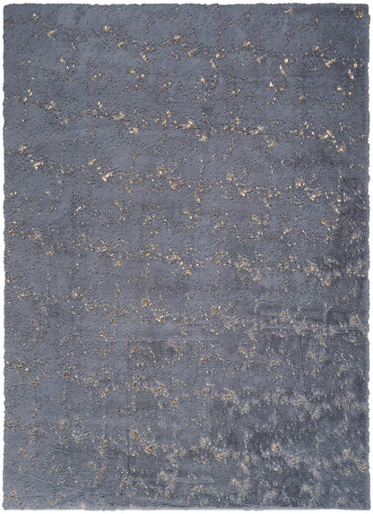 Nourison Cozy Shimmer Csh01 Blue Grey Area Rug