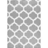 Nuloom Faux Sheepskin Shaunna Bibl25D Gray Area Rug