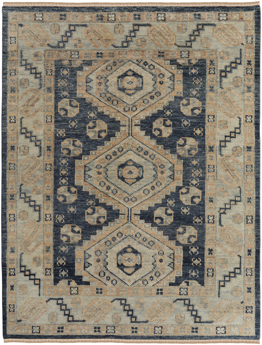 Feizy Fillmore Fil6943F Blue/Ivory Area Rug