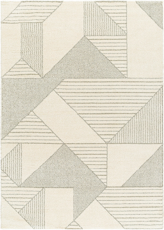 Surya Gavic Gvc-2314 Ivory, Medium Gray, Light Beige Area Rug