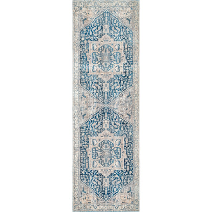 Nuloom Harriet Vintage Medallion Khmc04F Gray Area Rug