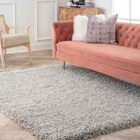 Nuloom Janine Plush Ozus03C Gray Area Rug