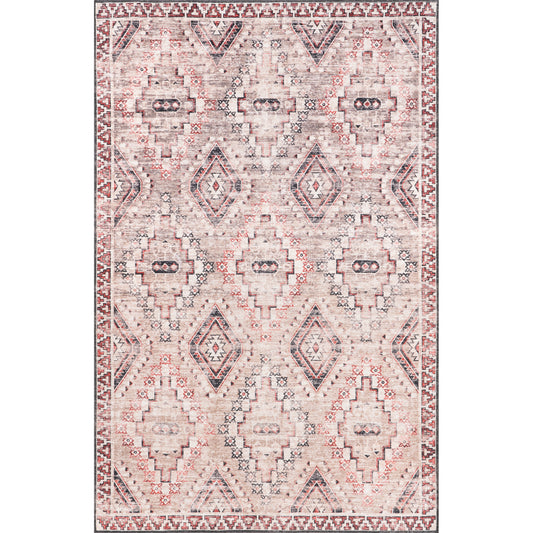 Nuloom Sharni Diamond Trellis Rzgl03A Rust Area Rug