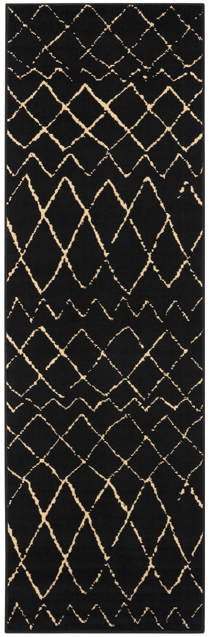 Nourison Grafix Grf04 Black Rug