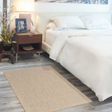 Nourison Courtyard COU01 Machine Made Jute, Ivory Rug
