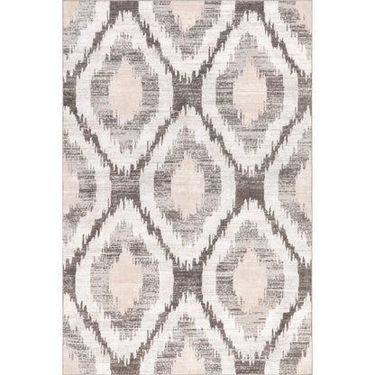 Nuloom Eliise Faded Trellis Bdle03A Light Gray Area Rug