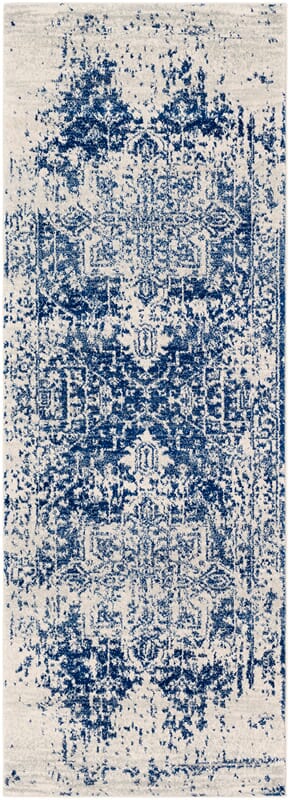 Surya Harput Hap-1021 Navy, Medium Gray, Light Beige Rug.