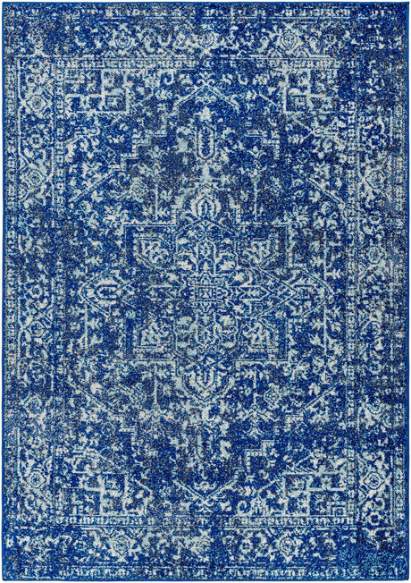 Surya Harput Hap-1022 Dark Blue, Teal, Black, Beige Rugs.