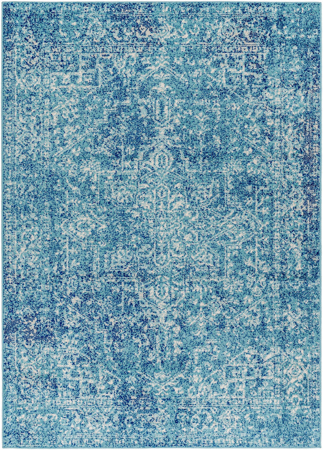 Surya Harput Hap-1023 Teal, Dark Blue, Beige Rugs.