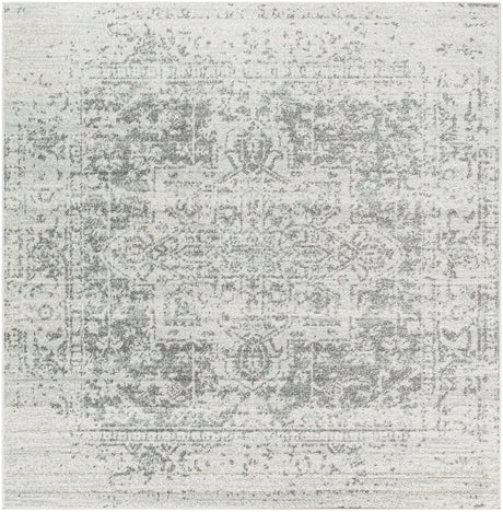 Surya Harput Hap-1024 Charcoal, Medium Gray, Light Beige Rug.