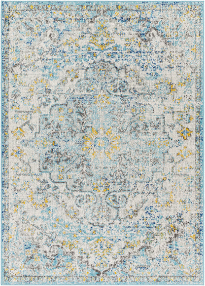 Surya Harput Hap-1065 Beige, Saffron, Light Gray, Teal Rugs