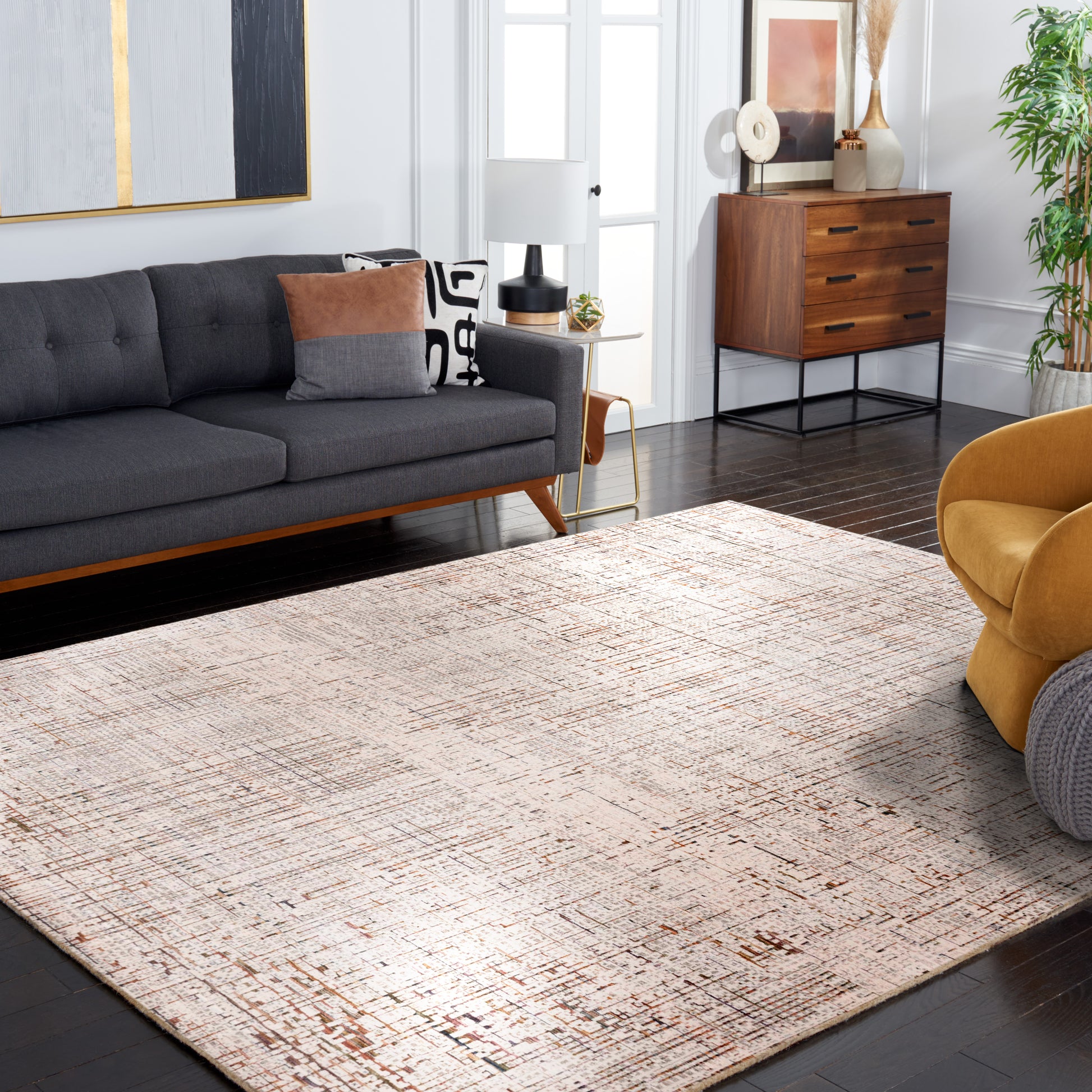 Safavieh Harlow Har101A Ivory Grey/Rust Area Rug