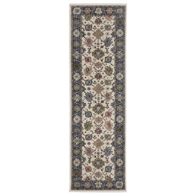 Oriental Weavers Sphinx HASTINGS HA01E Ivory Floral Rugs