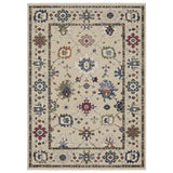 Oriental Weavers Sphinx HASTINGS HA01W Ivory Floral Rugs