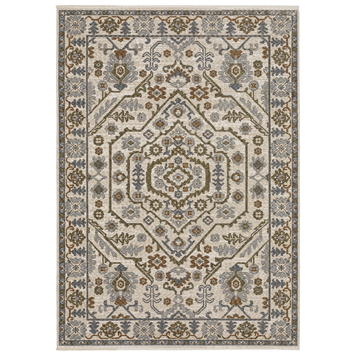 Oriental Weavers Sphinx HASTINGS HA02I Ivory Floral Rugs