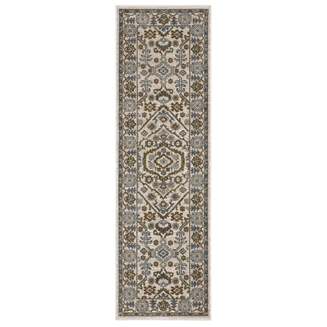 Oriental Weavers Sphinx HASTINGS HA02I Ivory Floral Rugs