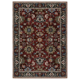 Oriental Weavers Sphinx HASTINGS HA03V Red Floral Rugs
