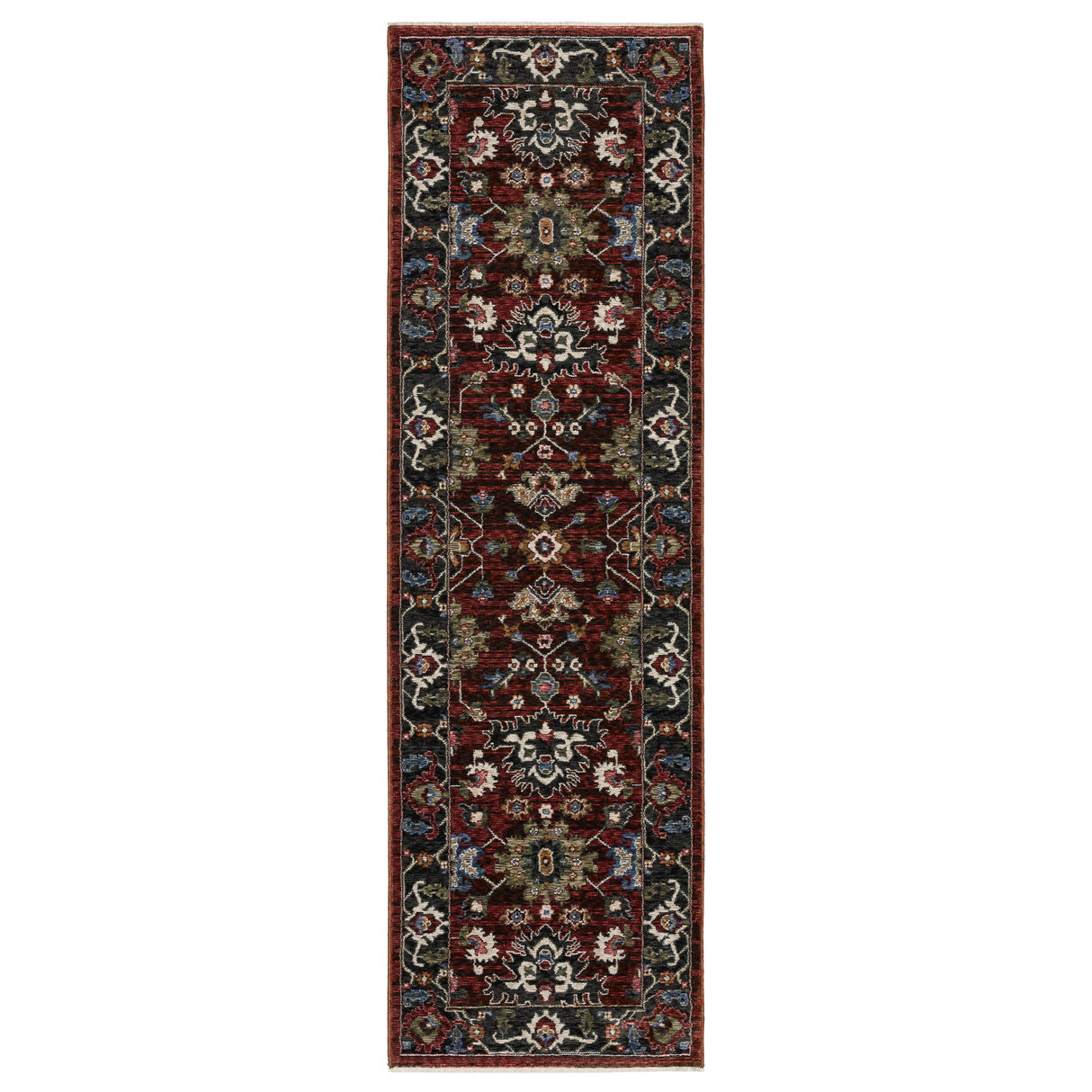 Oriental Weavers Sphinx HASTINGS HA03V Red Floral Rugs