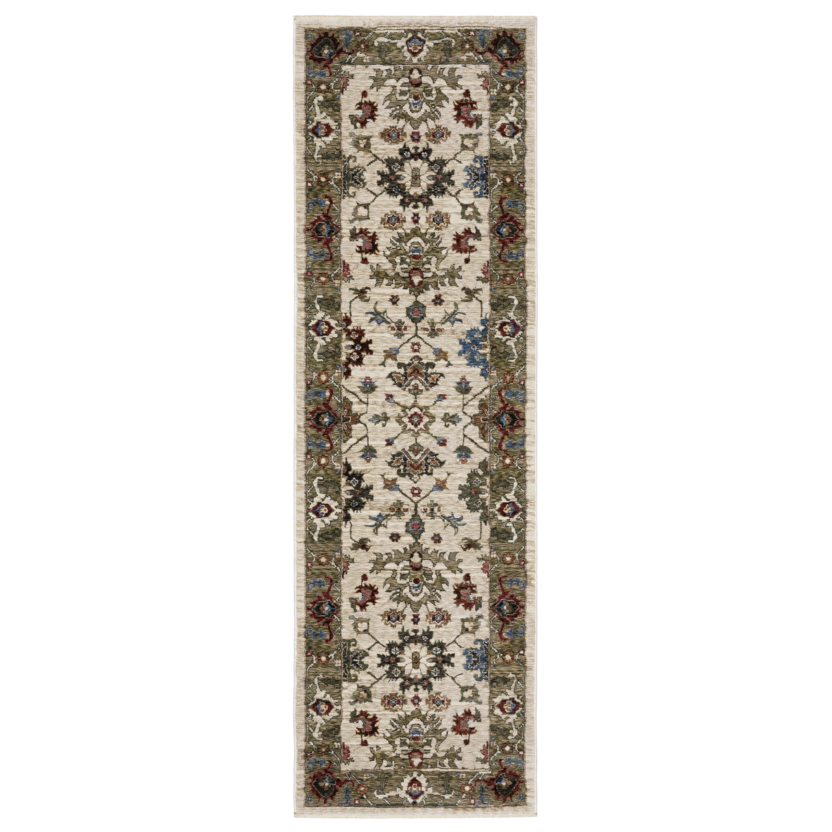 Oriental Weavers Sphinx HASTINGS HA03W Ivory Floral Rugs