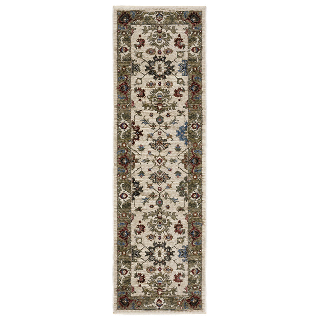 Oriental Weavers Sphinx HASTINGS HA03W Ivory Floral Rugs