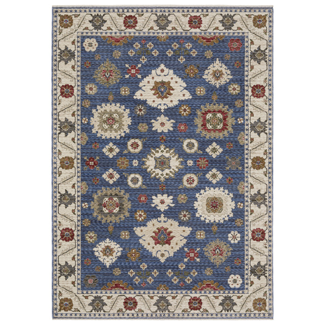 Oriental Weavers Sphinx HASTINGS HA06Z Blue Floral Rugs