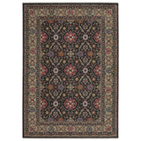 Oriental Weavers Sphinx HASTINGS HA07D Charcoal Floral Rugs