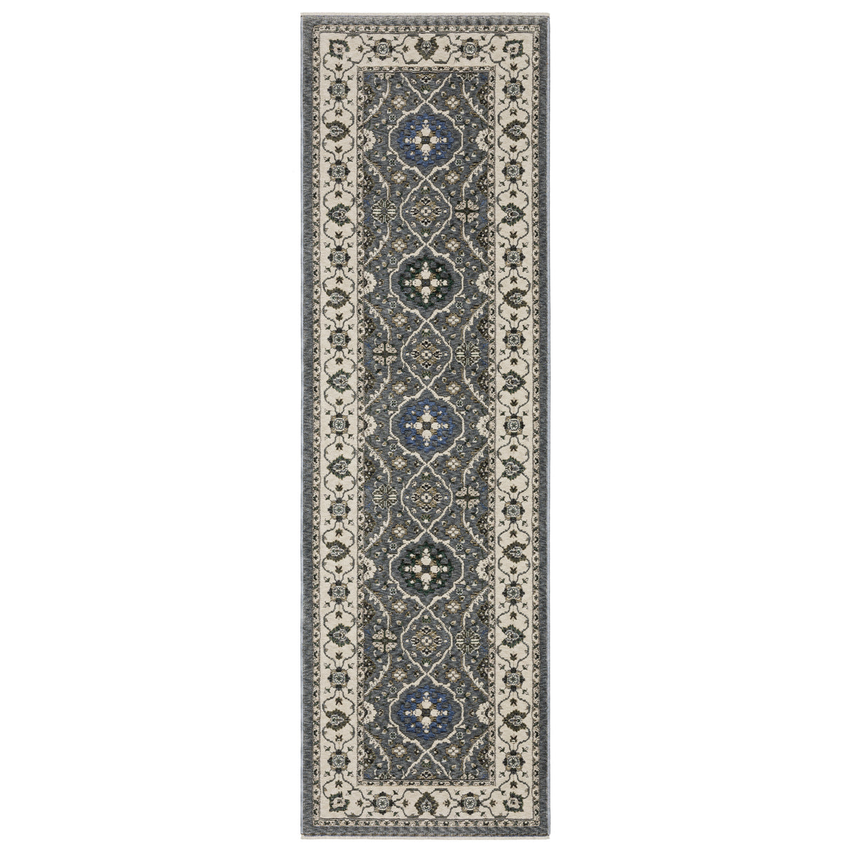 Oriental Weavers Sphinx HASTINGS HA07H Blue Floral Rugs
