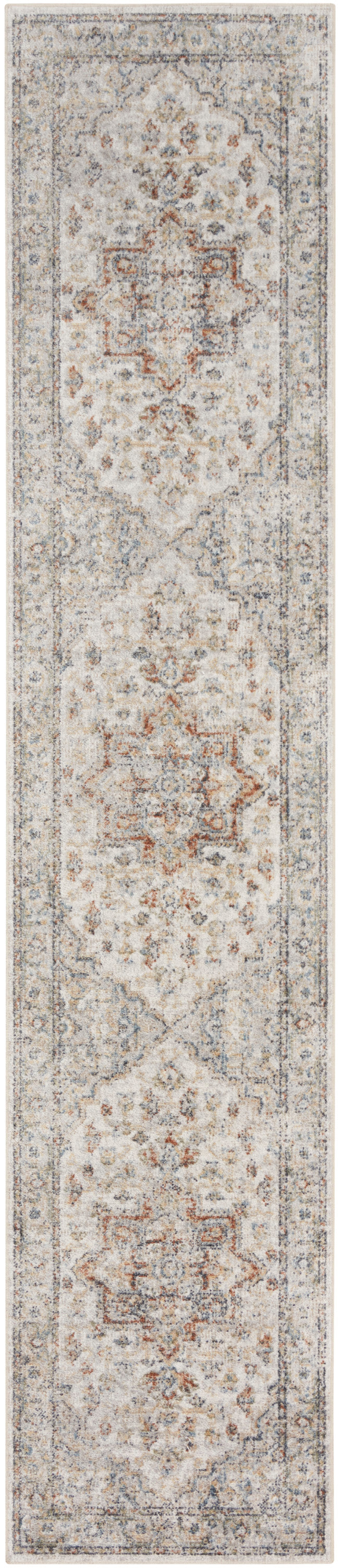 Nourison Astra Machine Washable Asw12 Grey/Multi Area Rug