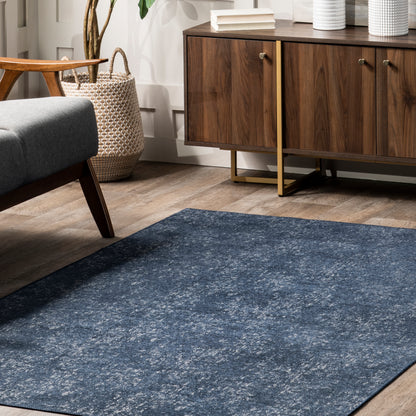 Nuloom Elspeth Casual Faded Bies01A Navy Area Rug