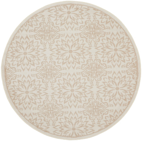 Nourison Jubilant Jub06 Ivory Beige Area Rug