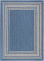 Nourison Horizon Indoor/Outdoor HOZ03 Denim Contemporary Area Rugs