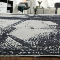 Feizy Coda Cod8927F Black/White Area Rug