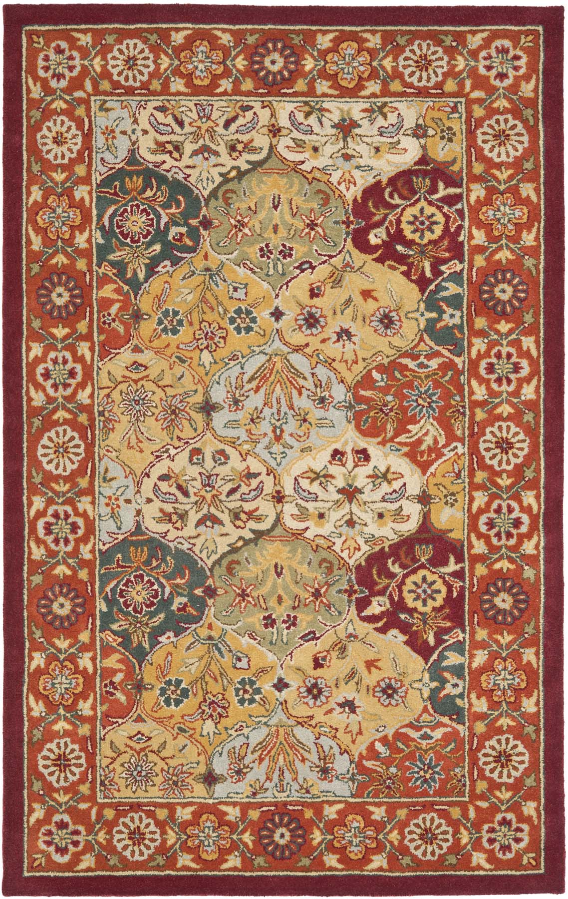 Safavieh Heritage hg510b Multi / Red Rugs