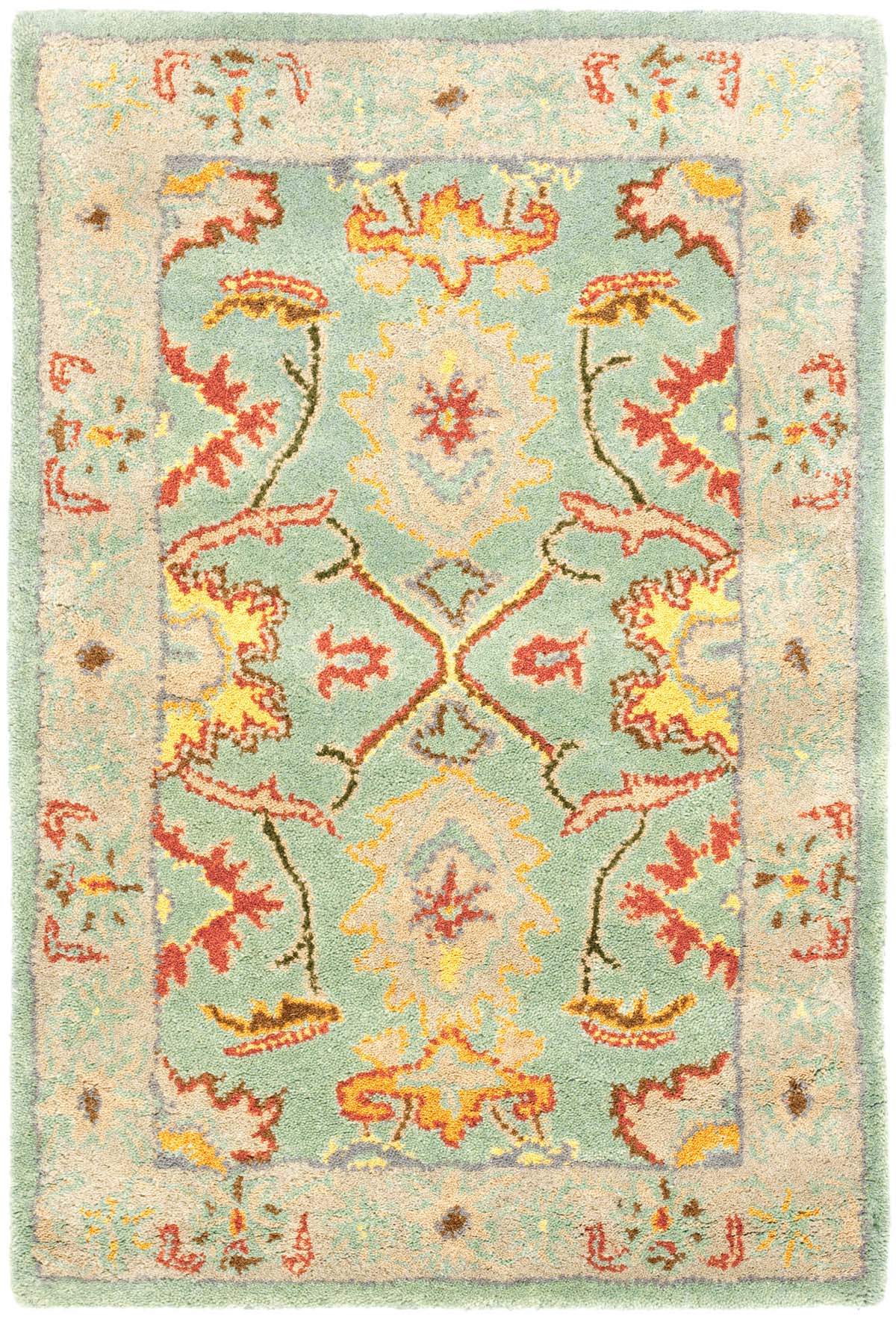Safavieh Heritage Hg734A Light Blue / Ivory Rugs