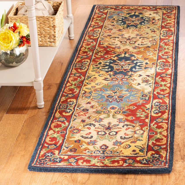 Safavieh Heritage Hg911A Multi/Burgundy Rug