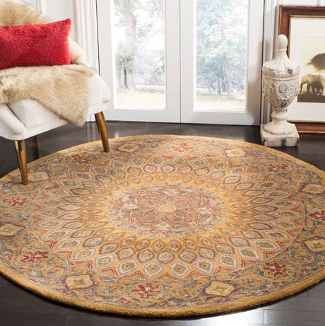 Safavieh Heritage Hg914A Light Brown / Grey Rugs.