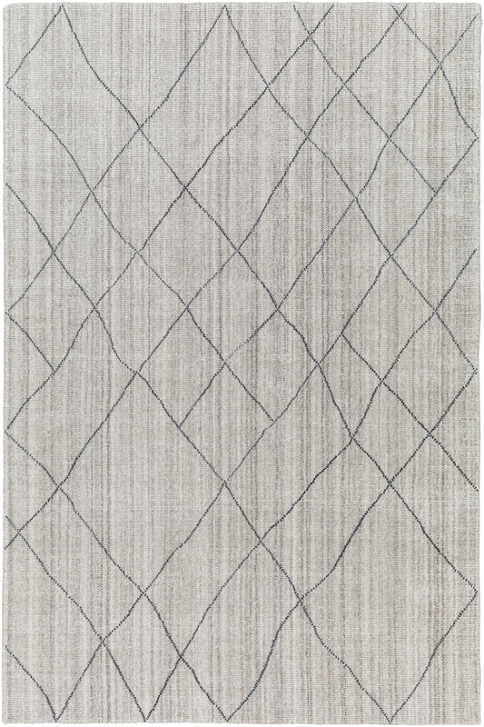 Surya Highland Hhd-2300 Light Gray, Charcoal, Medium Gray Area Rug