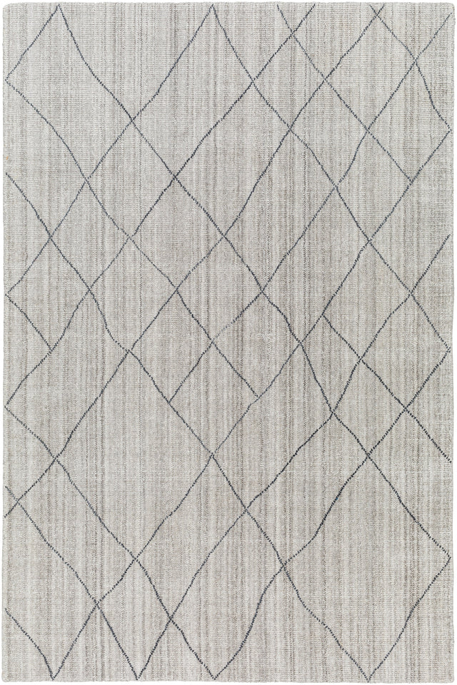 Surya Highland Hhd-2300 Light Gray, Charcoal, Medium Gray Rug.