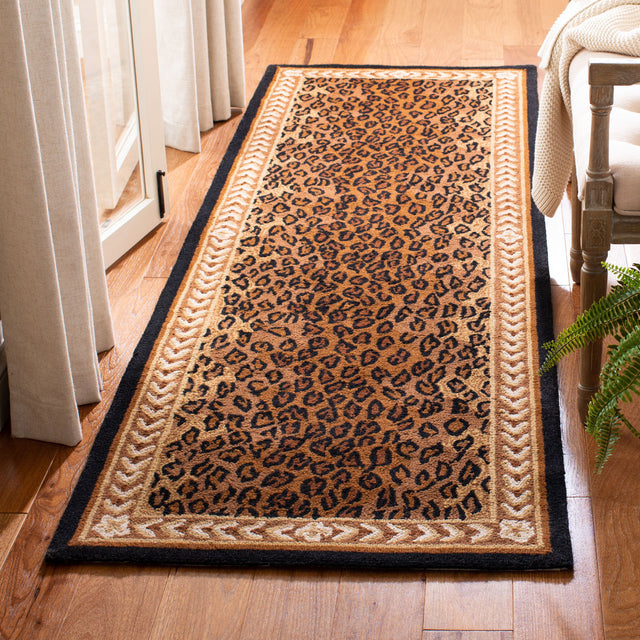 Safavieh Chelsea Hk15A Black/Brown Rug