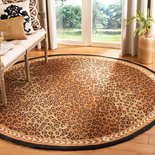 Safavieh Chelsea Hk15A Black/Brown Rug